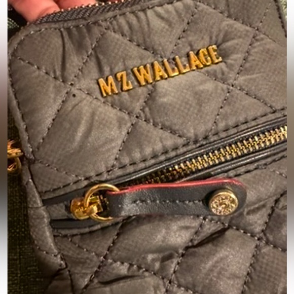 MZ Wallace Gray Quilted Crossbody Bag - Picture 4 of 8